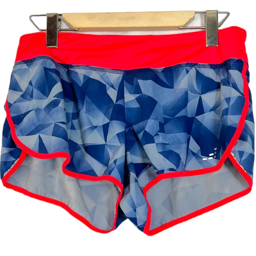 Bold Blue Pink Athletic Athleisure Shorts